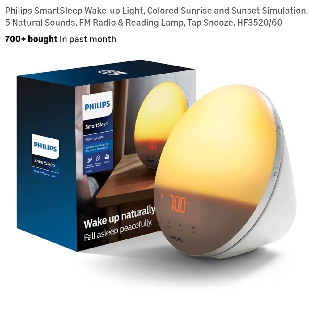 Philips SmartSleep Wake-Up Light - Picture 2 of 5